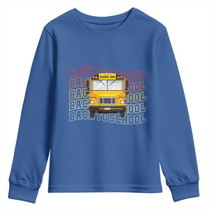 School Bus Driver Life Back to School Teacher Kids Youth Sweatshirt