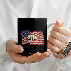 Electrician American Flag Coffee Mug Patriotic Electrical Worker TS14 Print Your Wear