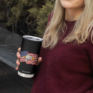 Electrician American Flag Tumbler Cup Patriotic Electrical Worker TS14 Print Your Wear