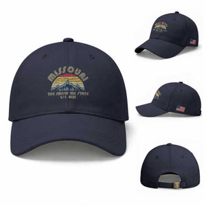 Retro Missouri The Show Me State USA America Souvenir Gift Baseball Cap The Show Me State USA America Souvenir