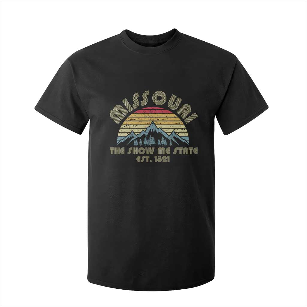 Retro Missouri The Show Me State USA America Souvenir Gift T Shirt For Kid