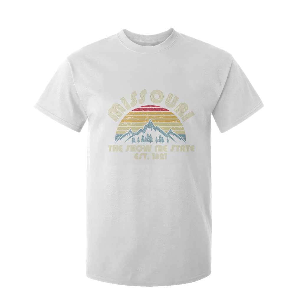 Retro Missouri The Show Me State USA America Souvenir Gift T Shirt For Kid