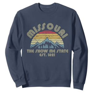 Retro Missouri The Show Me State USA America Souvenir Gift Sweatshirt