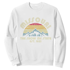Retro Missouri The Show Me State USA America Souvenir Gift Sweatshirt
