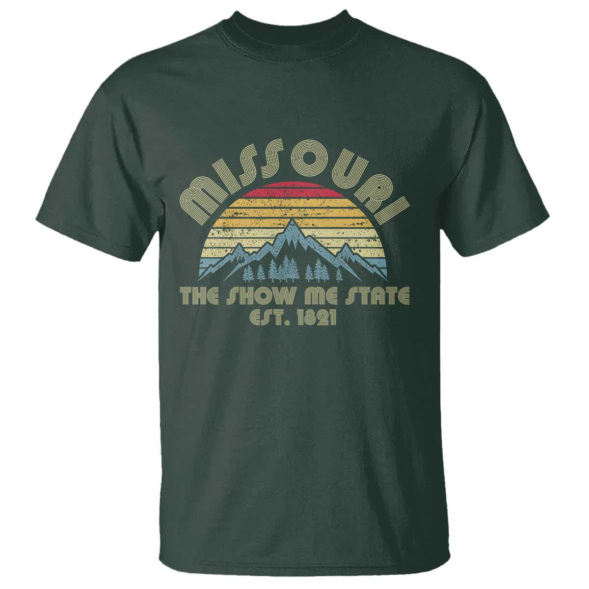 Retro Missouri The Show Me State USA America Souvenir Gift T Shirt