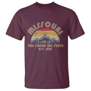 Retro Missouri The Show Me State USA America Souvenir Gift T Shirt