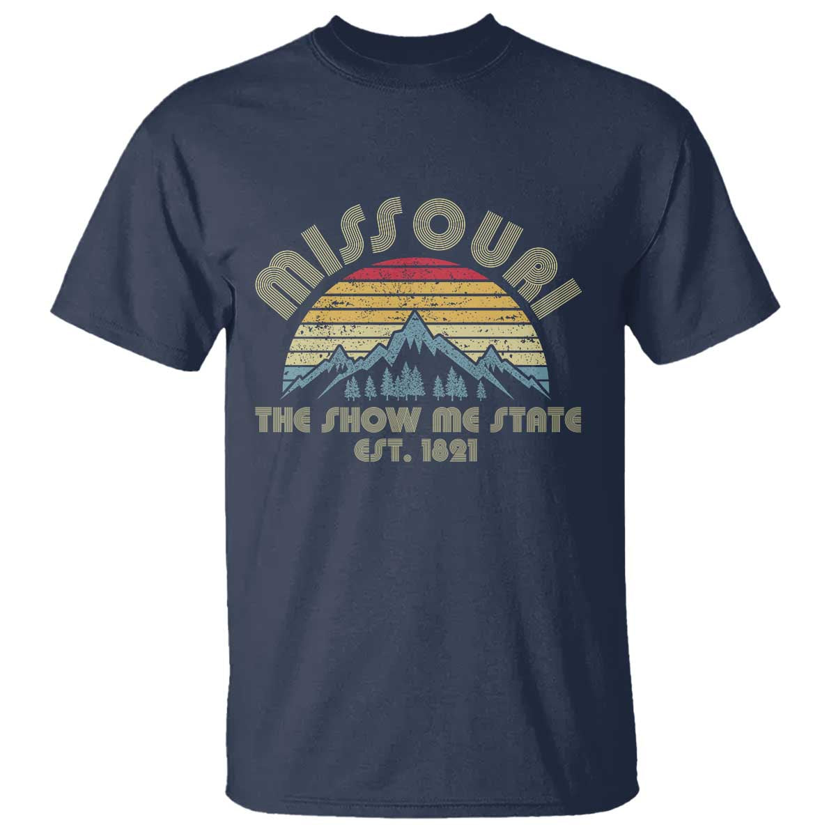 Retro Missouri The Show Me State USA America Souvenir Gift T Shirt