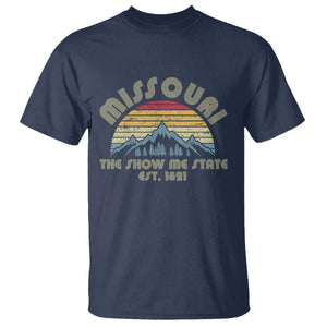 Retro Missouri The Show Me State USA America Souvenir Gift T Shirt