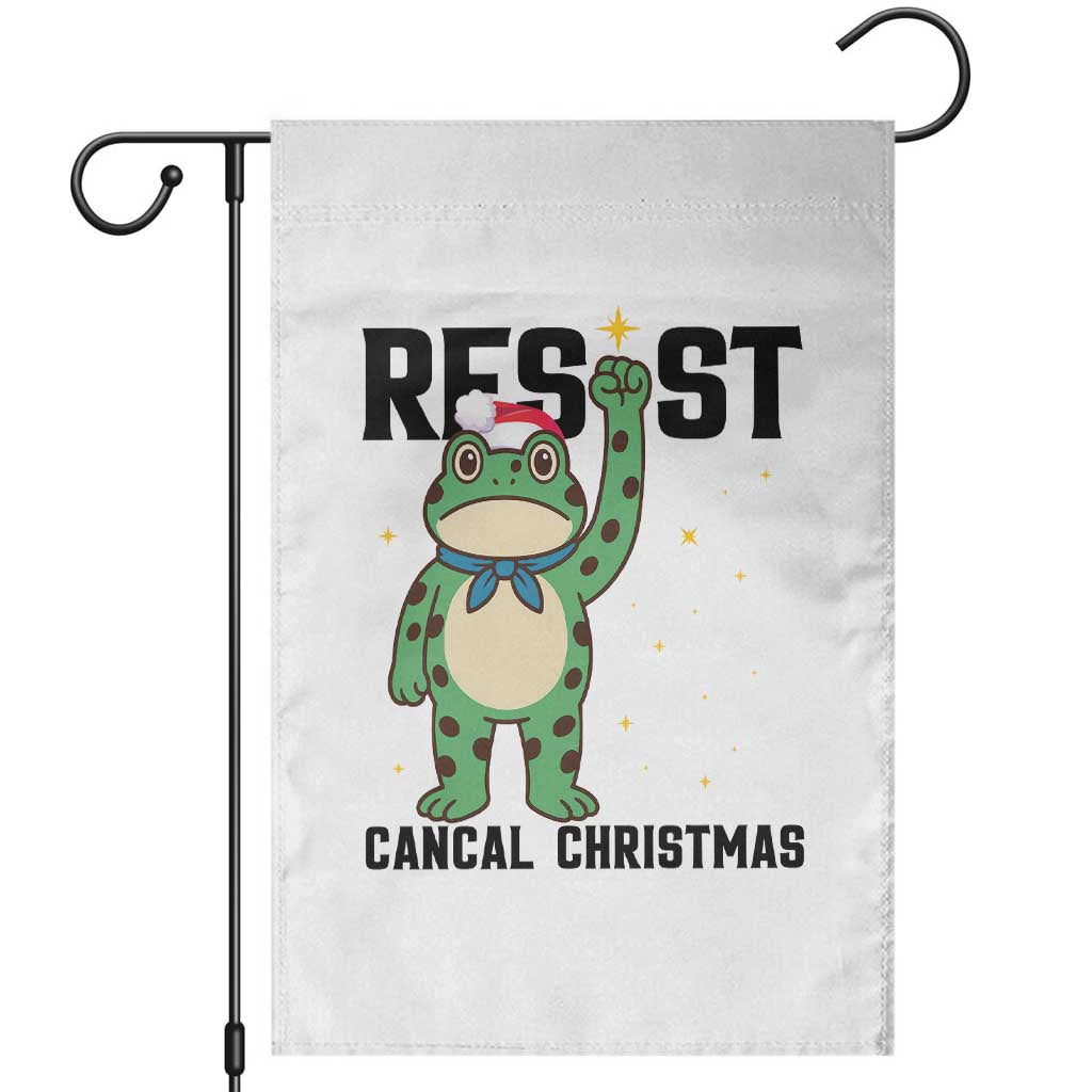 Resist Frog Garden Flag Funny Portland Protest ICE Activist Meme TS14 White Print Your Wear