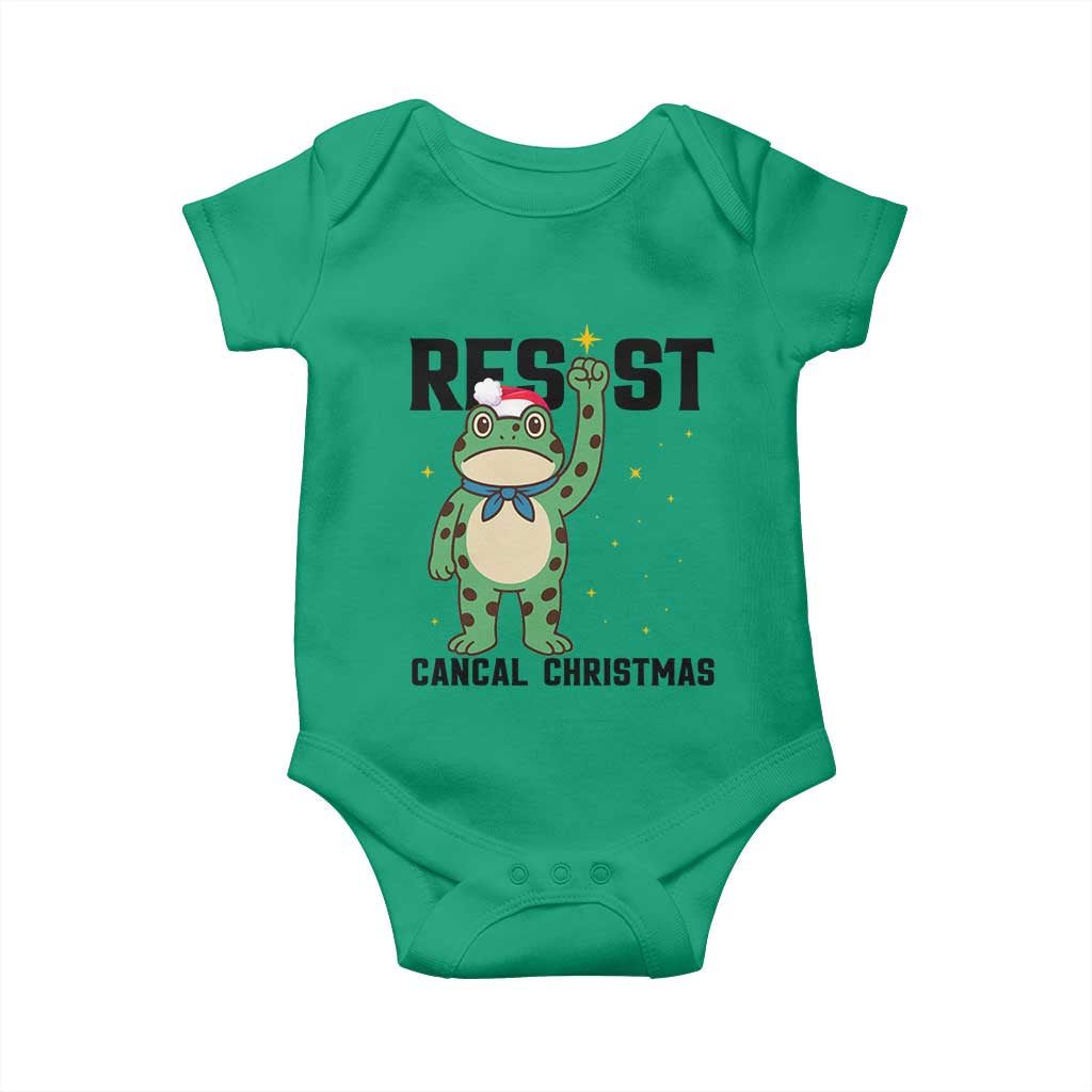 Resist Frog Baby Onesie Funny Portland Protest ICE Activist Meme TS14 Irish Green Print Your Wear