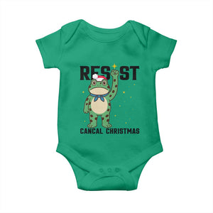 Resist Frog Baby Onesie Funny Portland Protest ICE Activist Meme TS14 Irish Green Print Your Wear