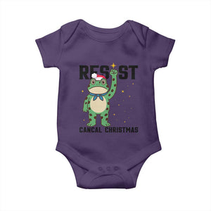 Resist Frog Baby Onesie Funny Portland Protest ICE Activist Meme TS14 Purple Print Your Wear