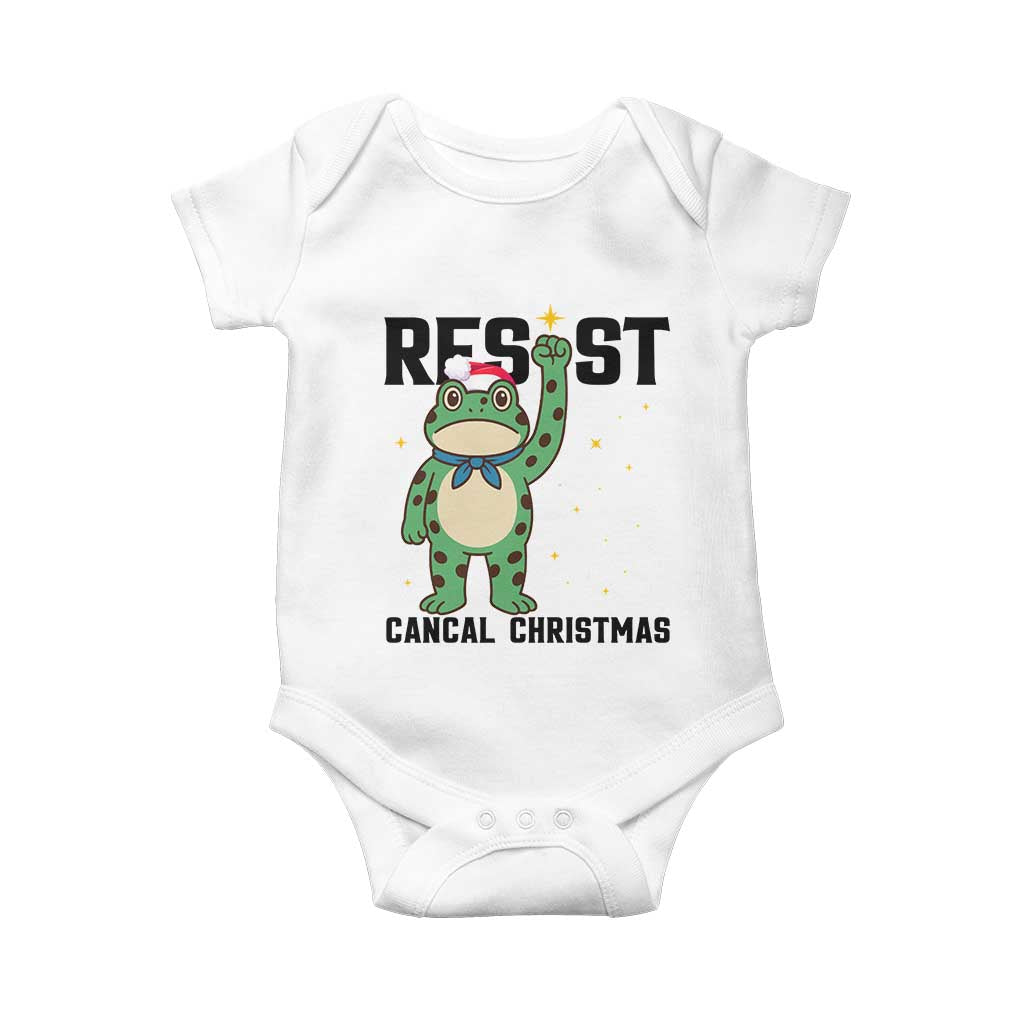 Resist Frog Baby Onesie Funny Portland Protest ICE Activist Meme TS14 White Print Your Wear