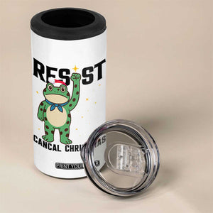 Resist Frog 4 in 1 Can Cooler Tumbler Funny Portland Protest ICE Activist Meme TS14 Print Your Wear