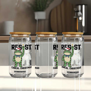 Resist Frog Glass Can Funny Portland Protest ICE Activist Meme TS14 Print Your Wear