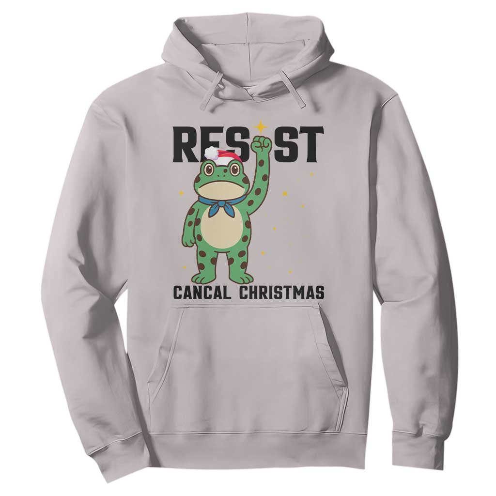 Resist Frog Hoodie Funny Portland Protest ICE Activist Meme TS14 Ice Gray Print Your Wear