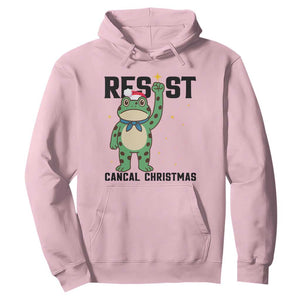 Resist Frog Hoodie Funny Portland Protest ICE Activist Meme TS14 Light Pink Print Your Wear