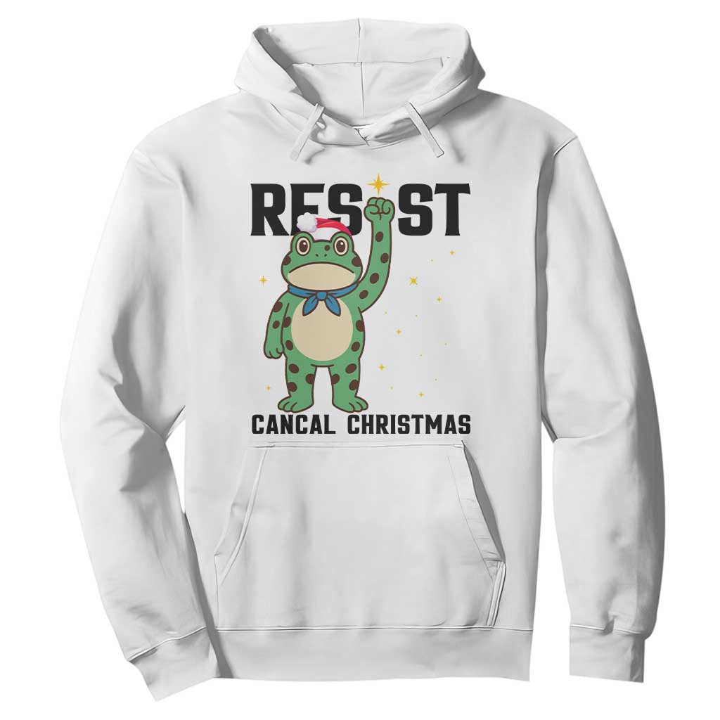 Resist Frog Hoodie Funny Portland Protest ICE Activist Meme TS14 White Print Your Wear