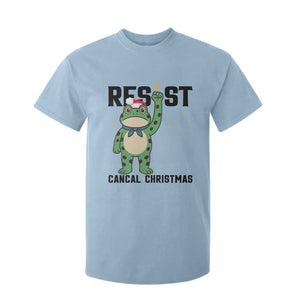 Resist Frog T Shirt For Kid Funny Portland Protest ICE Activist Meme TS14 Light Blue Print Your Wear