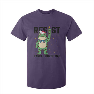 Resist Frog T Shirt For Kid Funny Portland Protest ICE Activist Meme TS14 Purple Print Your Wear