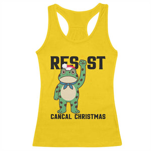 Resist Frog Racerback Tank Top Funny Portland Protest ICE Activist Meme TS14 Daisy Print Your Wear