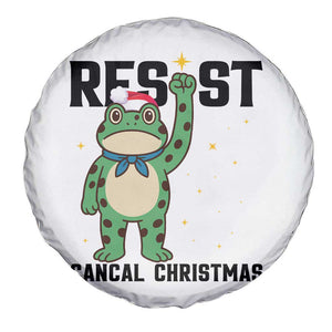 Resist Frog Spare Tire Cover Funny Portland Protest ICE Activist Meme TS14 Print Your Wear