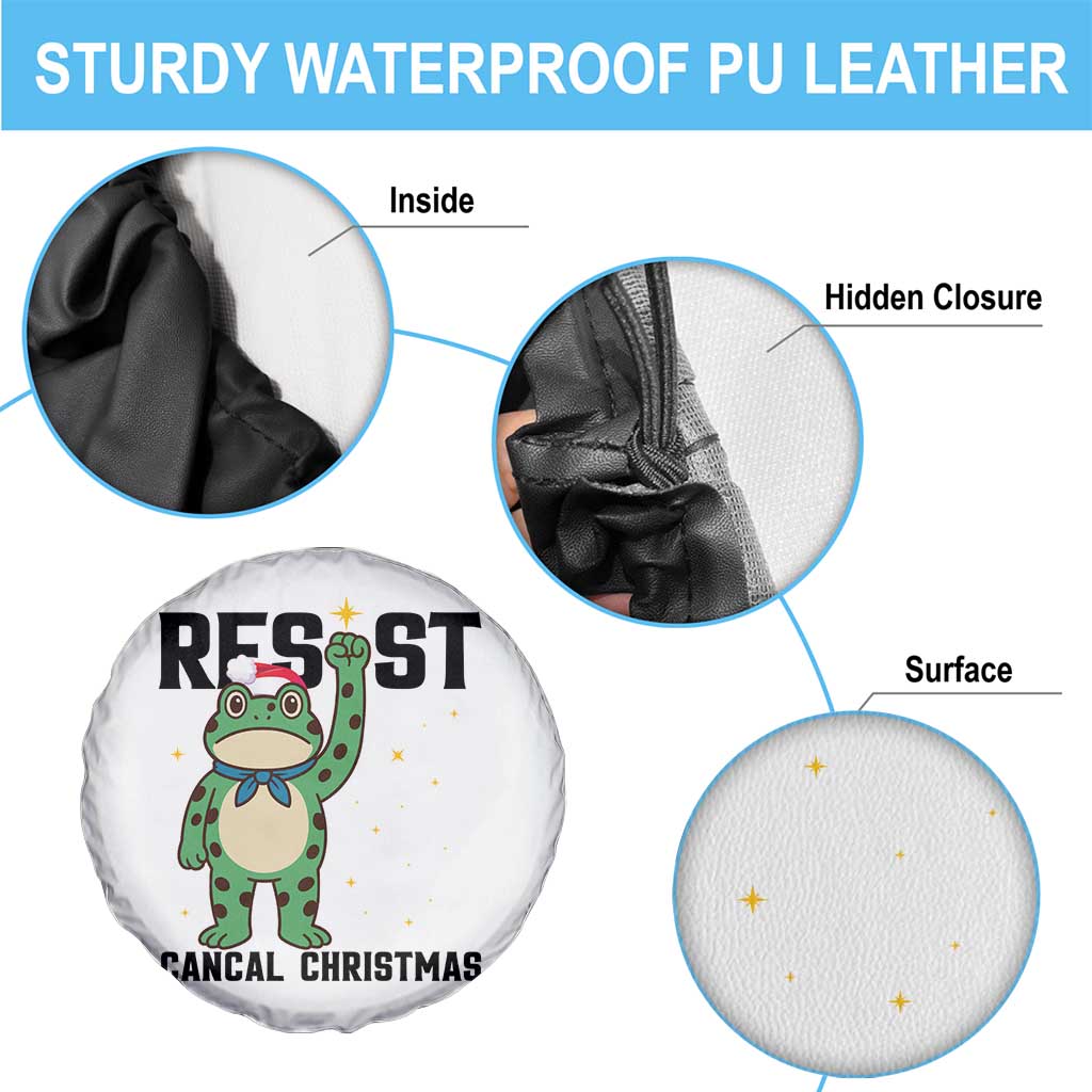 Resist Frog Spare Tire Cover Funny Portland Protest ICE Activist Meme TS14 Print Your Wear