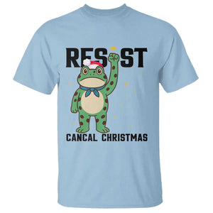 Resist Frog T Shirt Funny Portland Protest ICE Activist Meme TS14 Light Blue Print Your Wear