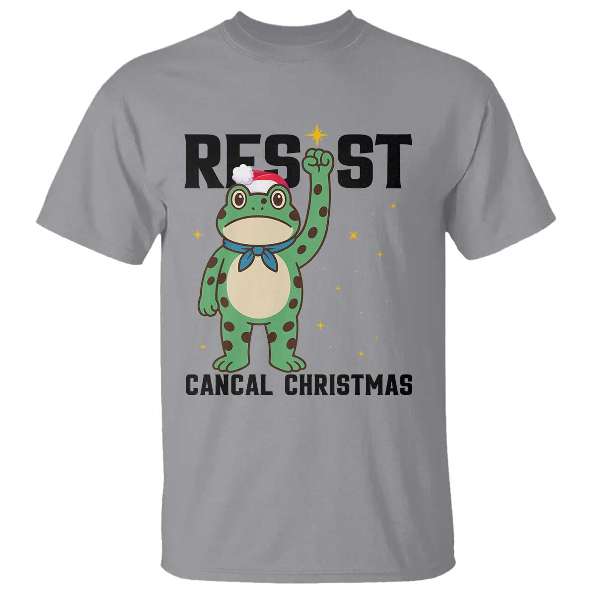 Resist Frog T Shirt Funny Portland Protest ICE Activist Meme TS14 Sport Gray Print Your Wear