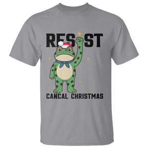 Resist Frog T Shirt Funny Portland Protest ICE Activist Meme TS14 Sport Gray Print Your Wear