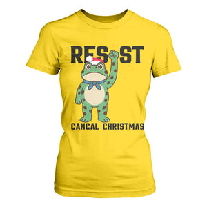 Resist Frog T Shirt For Women Funny Portland Protest ICE Activist Meme TS14 Daisy Print Your Wear