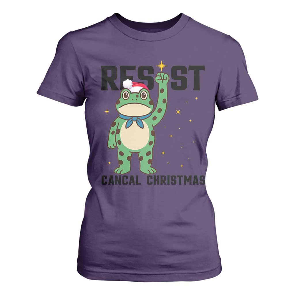 Resist Frog T Shirt For Women Funny Portland Protest ICE Activist Meme TS14 Purple Print Your Wear