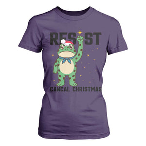 Resist Frog T Shirt For Women Funny Portland Protest ICE Activist Meme TS14 Purple Print Your Wear