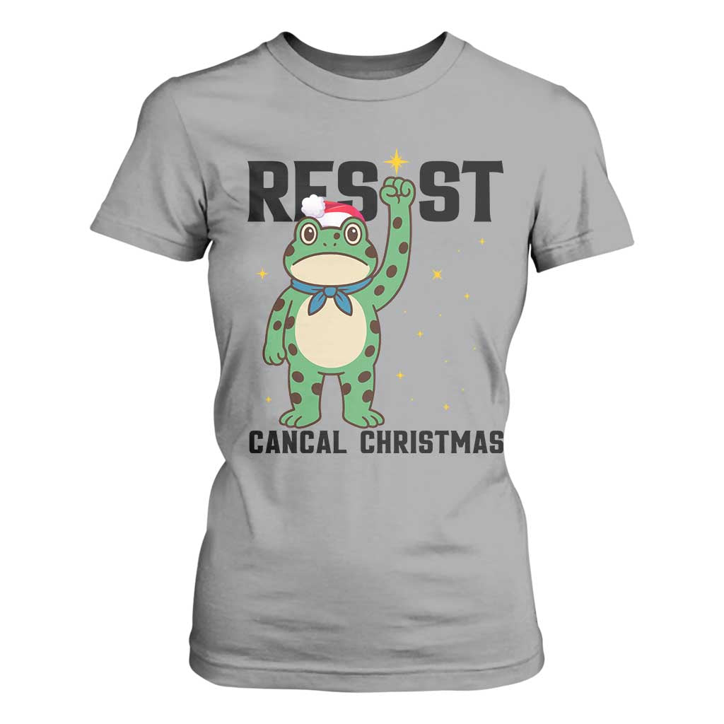 Resist Frog T Shirt For Women Funny Portland Protest ICE Activist Meme TS14 Sport Gray Print Your Wear