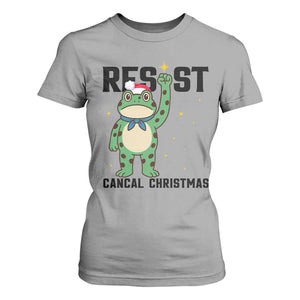 Resist Frog T Shirt For Women Funny Portland Protest ICE Activist Meme TS14 Sport Gray Print Your Wear