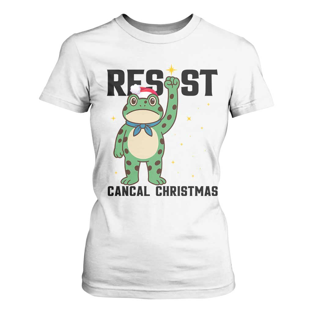 Resist Frog T Shirt For Women Funny Portland Protest ICE Activist Meme TS14 White Print Your Wear
