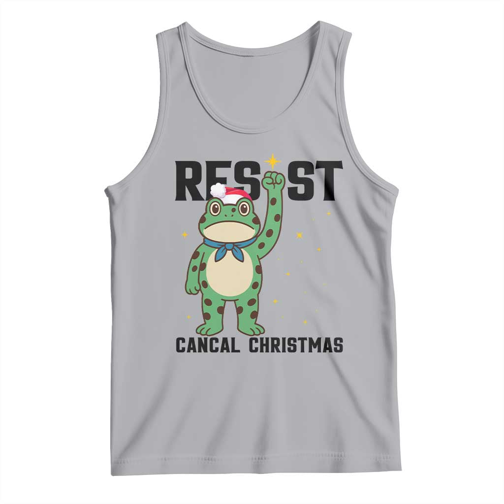 Resist Frog Tank Top Funny Portland Protest ICE Activist Meme TS14 Athletic Heather Print Your Wear