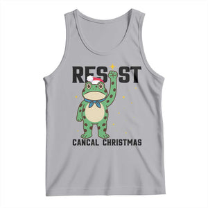 Resist Frog Tank Top Funny Portland Protest ICE Activist Meme TS14 Athletic Heather Print Your Wear