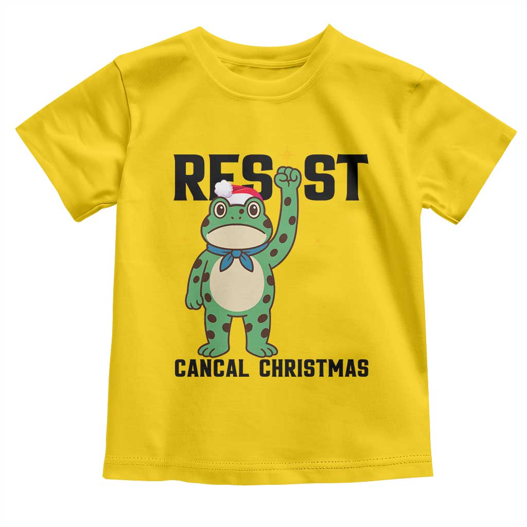 Resist Frog Toddler T Shirt Funny Portland Protest ICE Activist Meme TS14 Daisy Print Your Wear