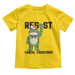 Resist Frog Toddler T Shirt Funny Portland Protest ICE Activist Meme TS14 Daisy Print Your Wear