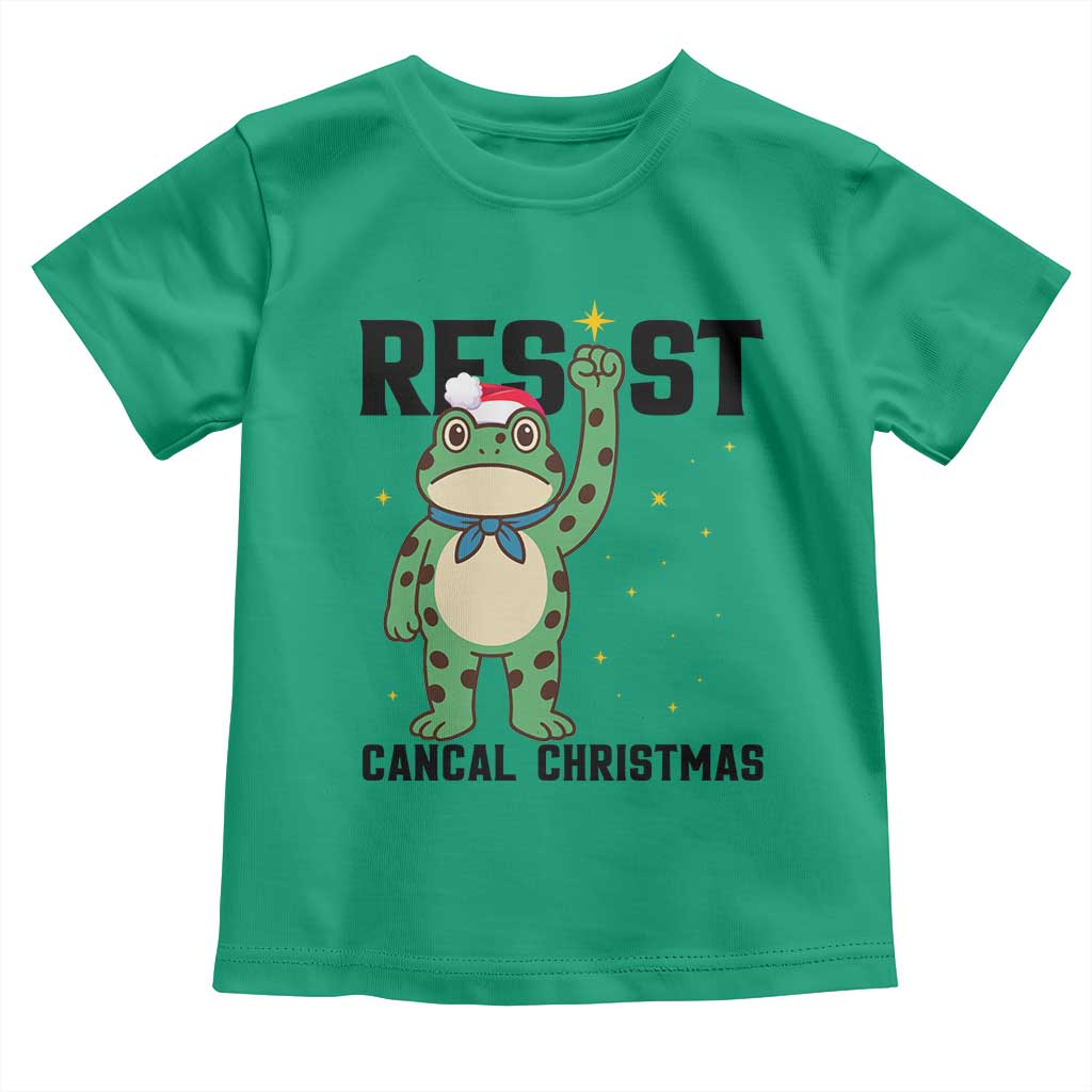 Resist Frog Toddler T Shirt Funny Portland Protest ICE Activist Meme TS14 Irish Green Print Your Wear