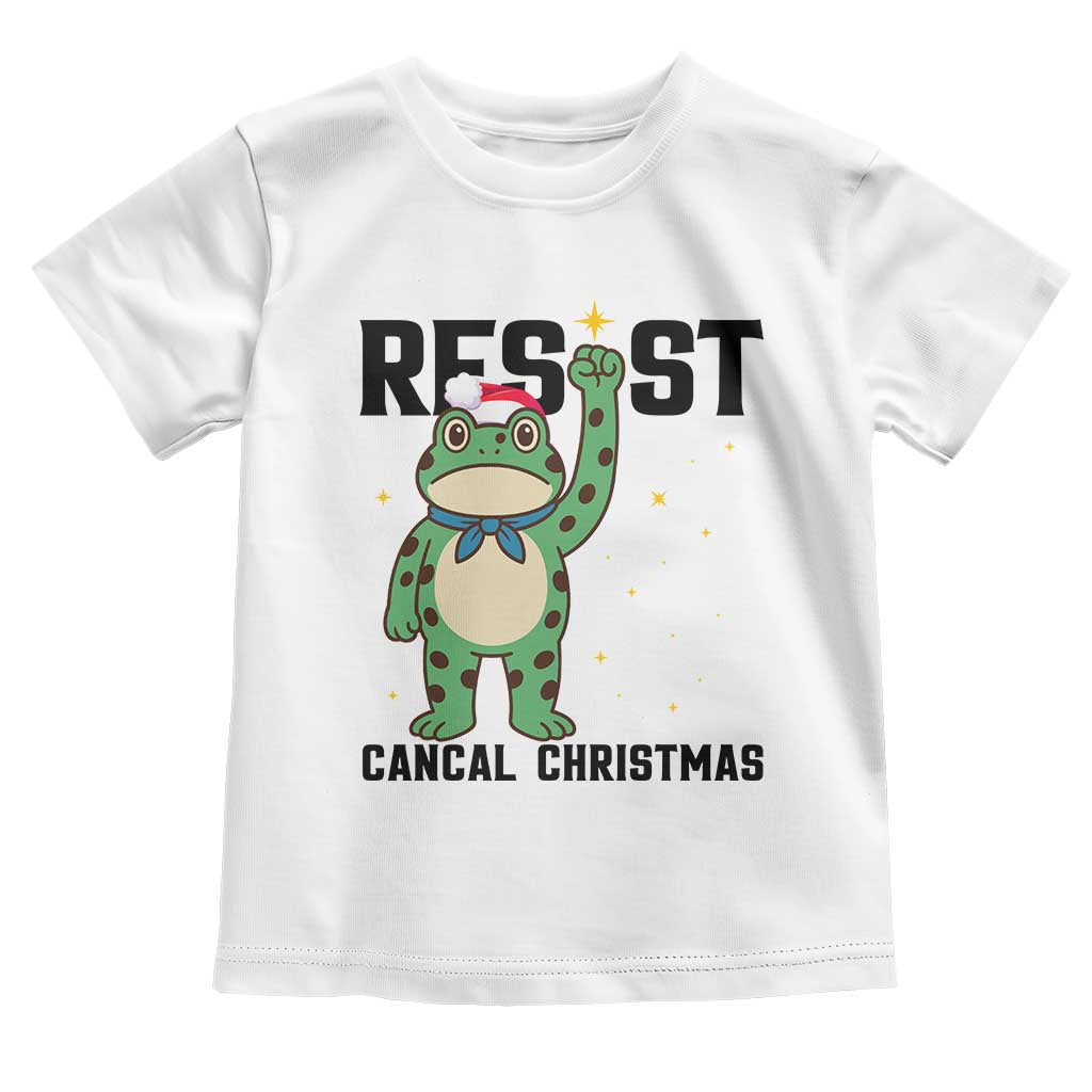 Resist Frog Toddler T Shirt Funny Portland Protest ICE Activist Meme TS14 White Print Your Wear