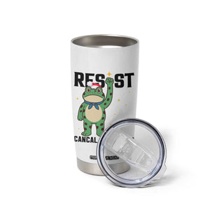 Resist Frog Tumbler Cup Funny Portland Protest ICE Activist Meme TS14 Print Your Wear
