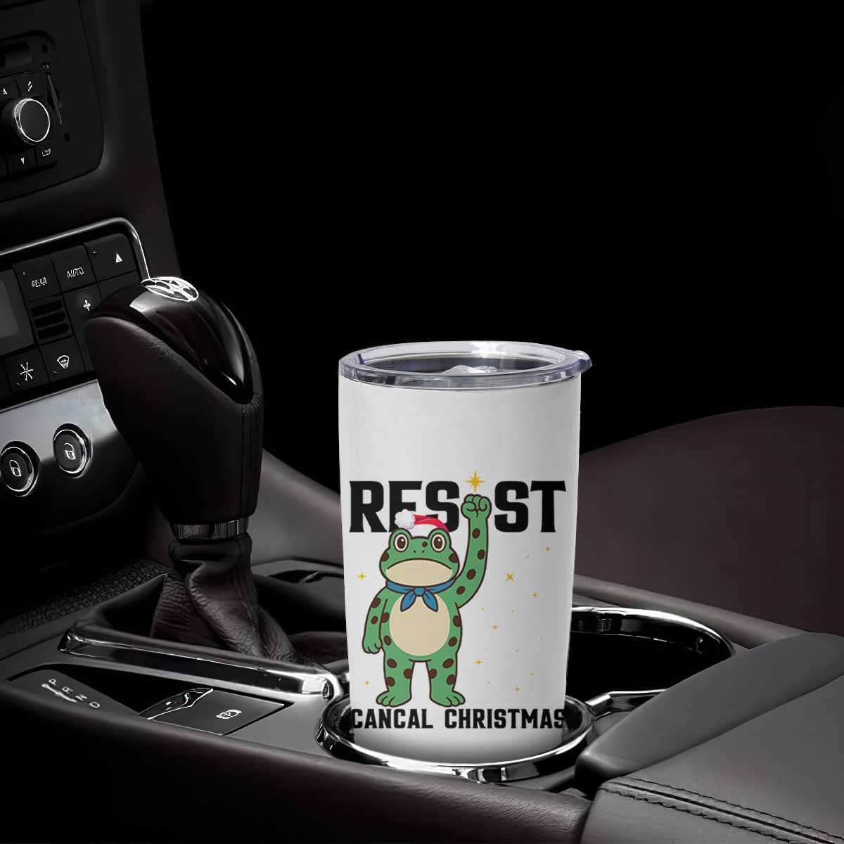 Resist Frog Tumbler Cup Funny Portland Protest ICE Activist Meme TS14 Print Your Wear