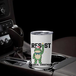Resist Frog Tumbler Cup Funny Portland Protest ICE Activist Meme TS14 Print Your Wear