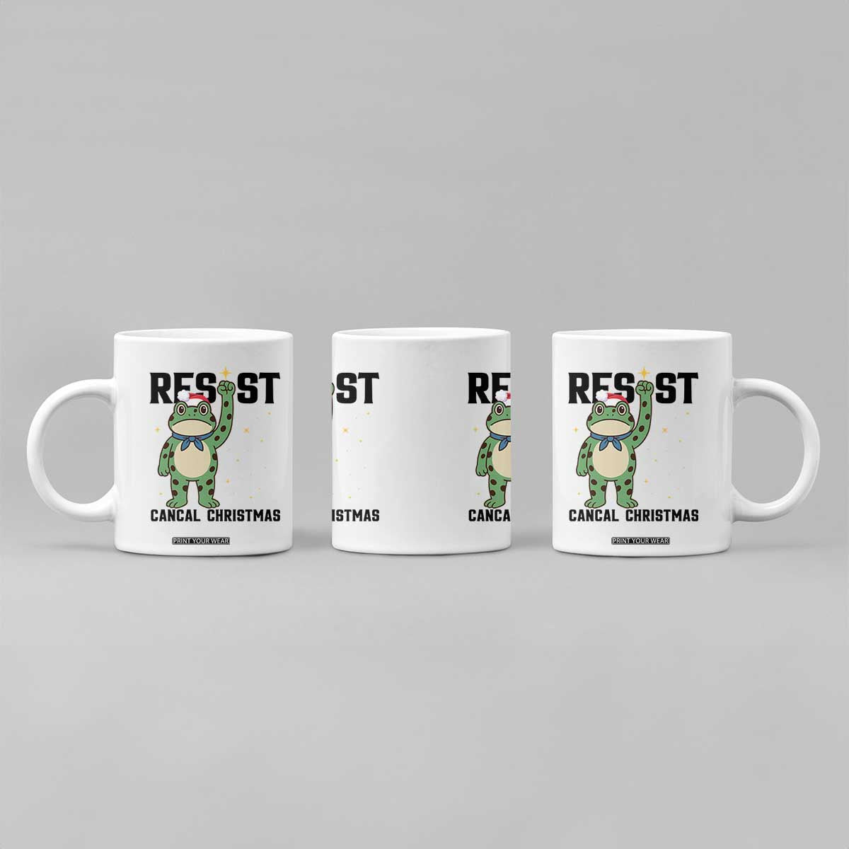 Resist Frog Coffee Mug Funny Portland Protest ICE Activist Meme TS14 Print Your Wear