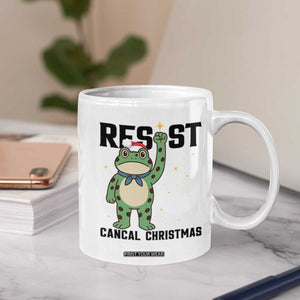 Resist Frog Coffee Mug Funny Portland Protest ICE Activist Meme TS14 Print Your Wear