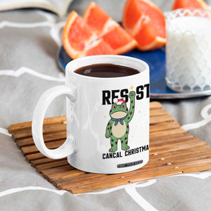 Resist Frog Coffee Mug Funny Portland Protest ICE Activist Meme TS14 Print Your Wear