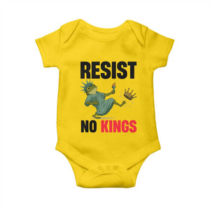 Resist Frog Baby Onesie No Kings In America Political 2025 TS14 Daisy Print Your Wear