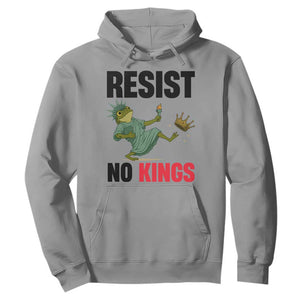 Resist Frog Hoodie No Kings In America Political 2025 TS14 Sport Gray Print Your Wear